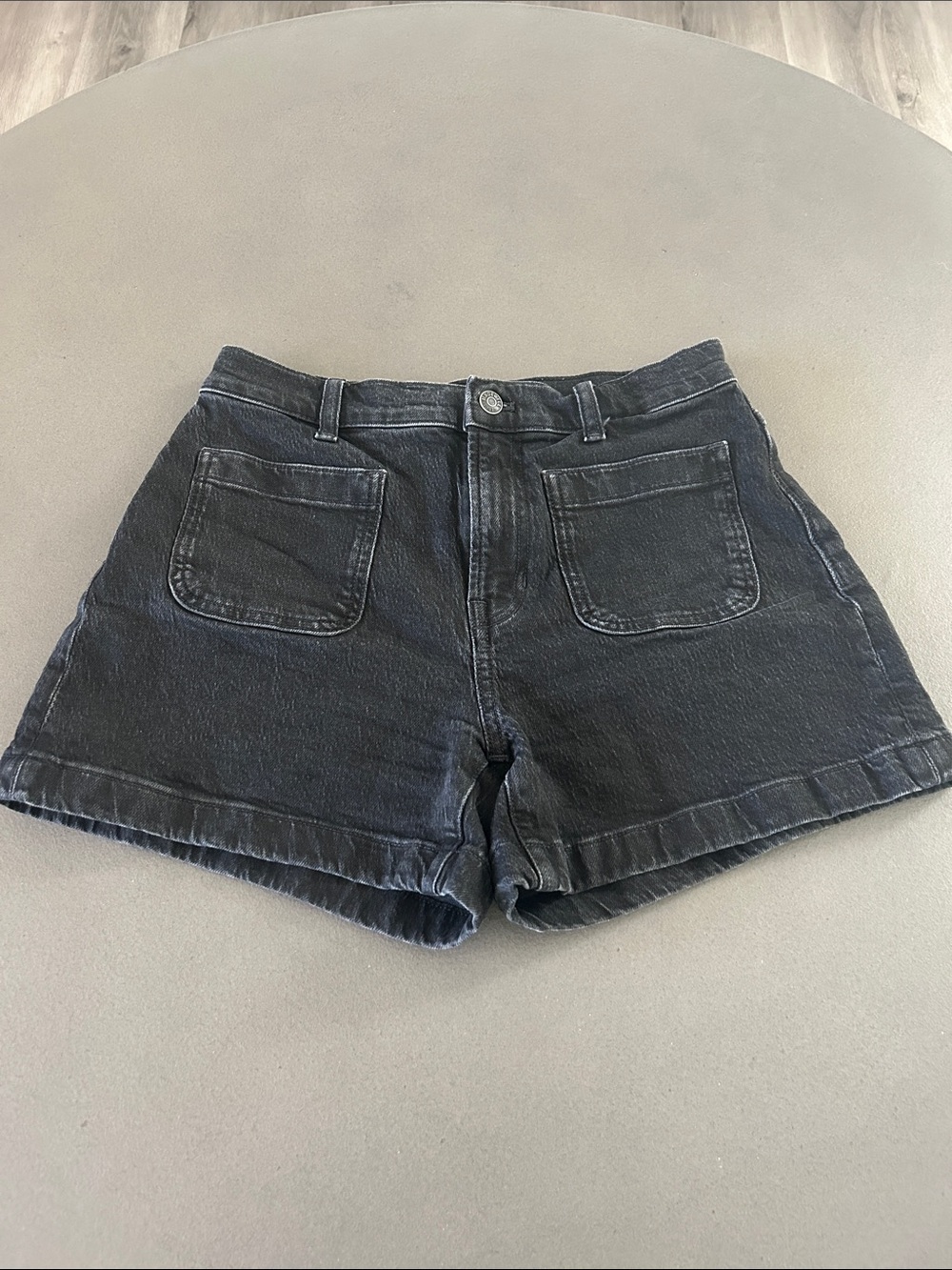 Madewell Classic Black Denim Women’s Shorts size 26